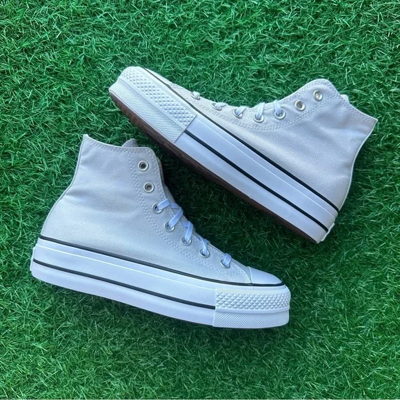 🎁Converse Chuck Taylor All Star Lift Hi Barely Grey - Picture 5 of 8
